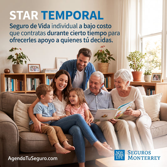 STAR TEMPORAL | Seguro de Vida de Seguros Monterrey